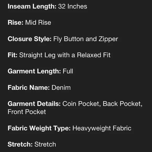 New Men’s Levi’s 559 Relaxed Straight Leg size 42x32 - Picture 6 of 7